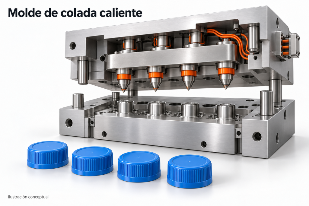 Molde de colada caliente