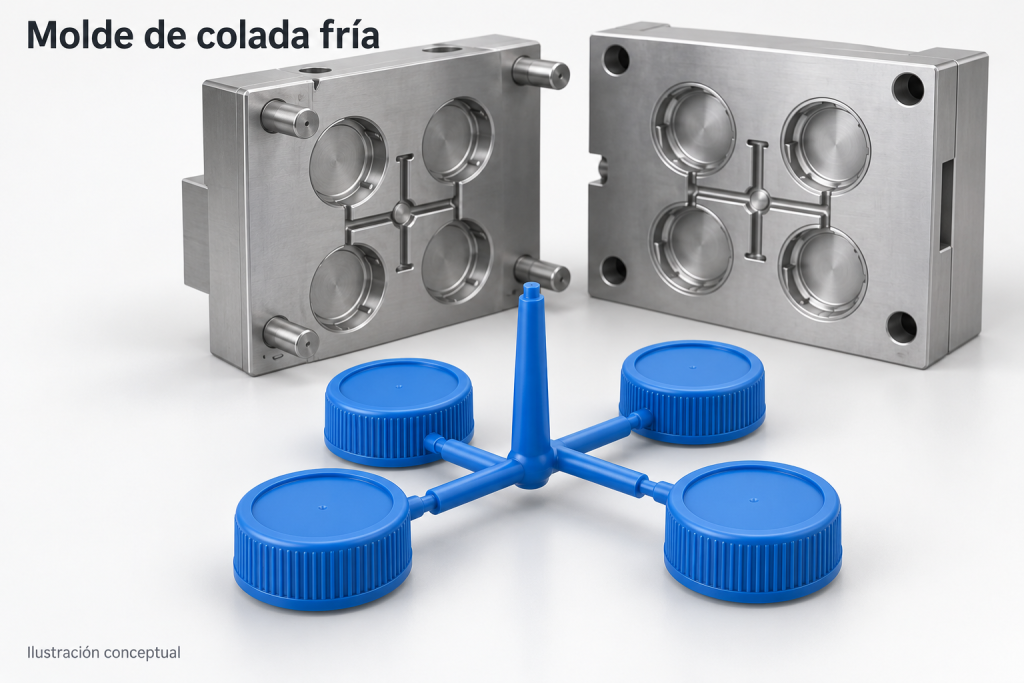 Molde de colada fria