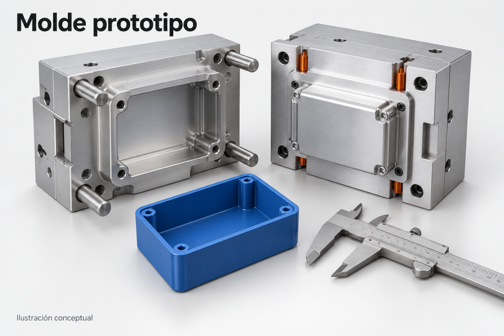 Molde prototipo con validacion dimensional